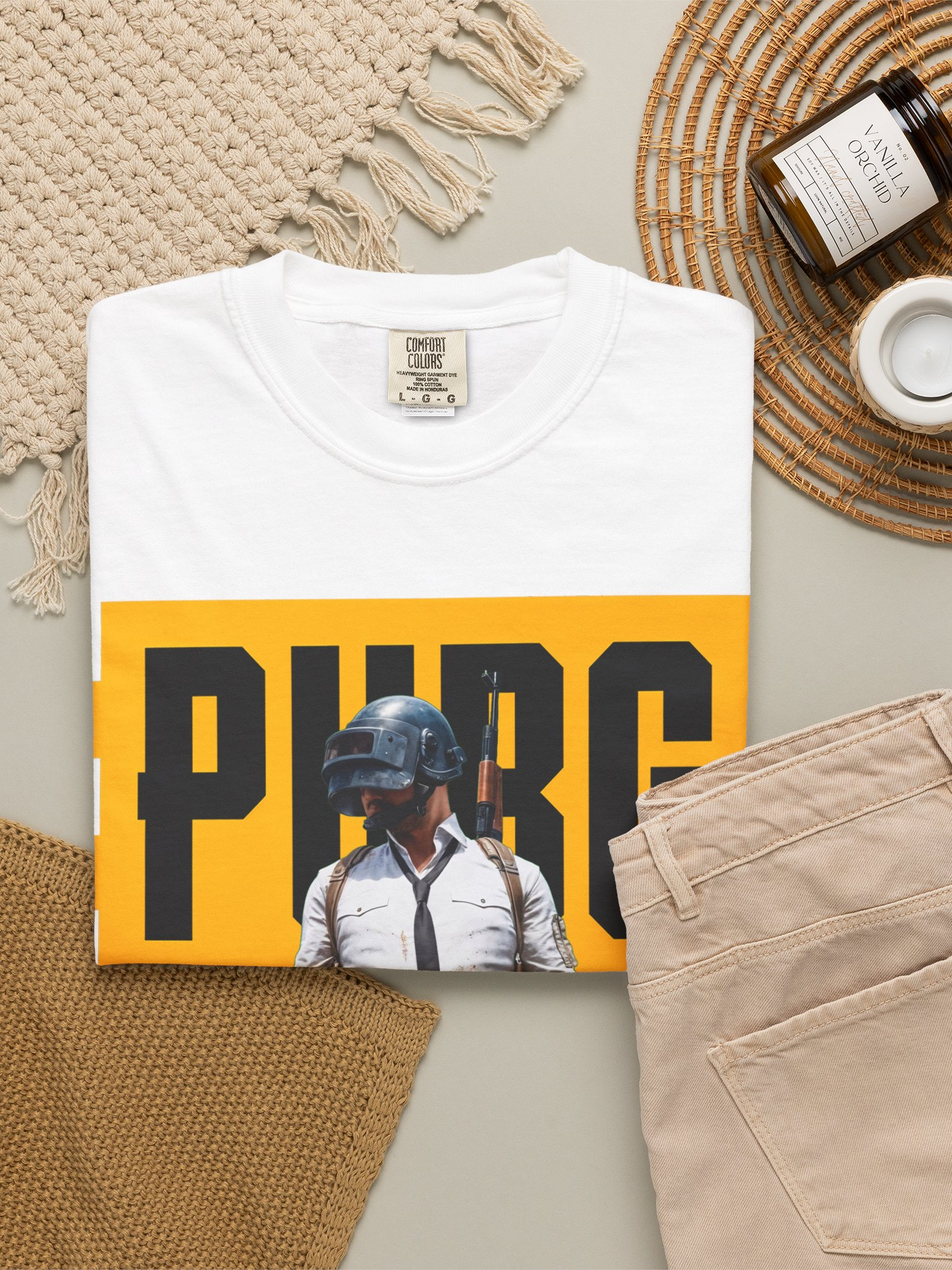 Futbolka PUBG printli UNISEX futbolka rasm 3