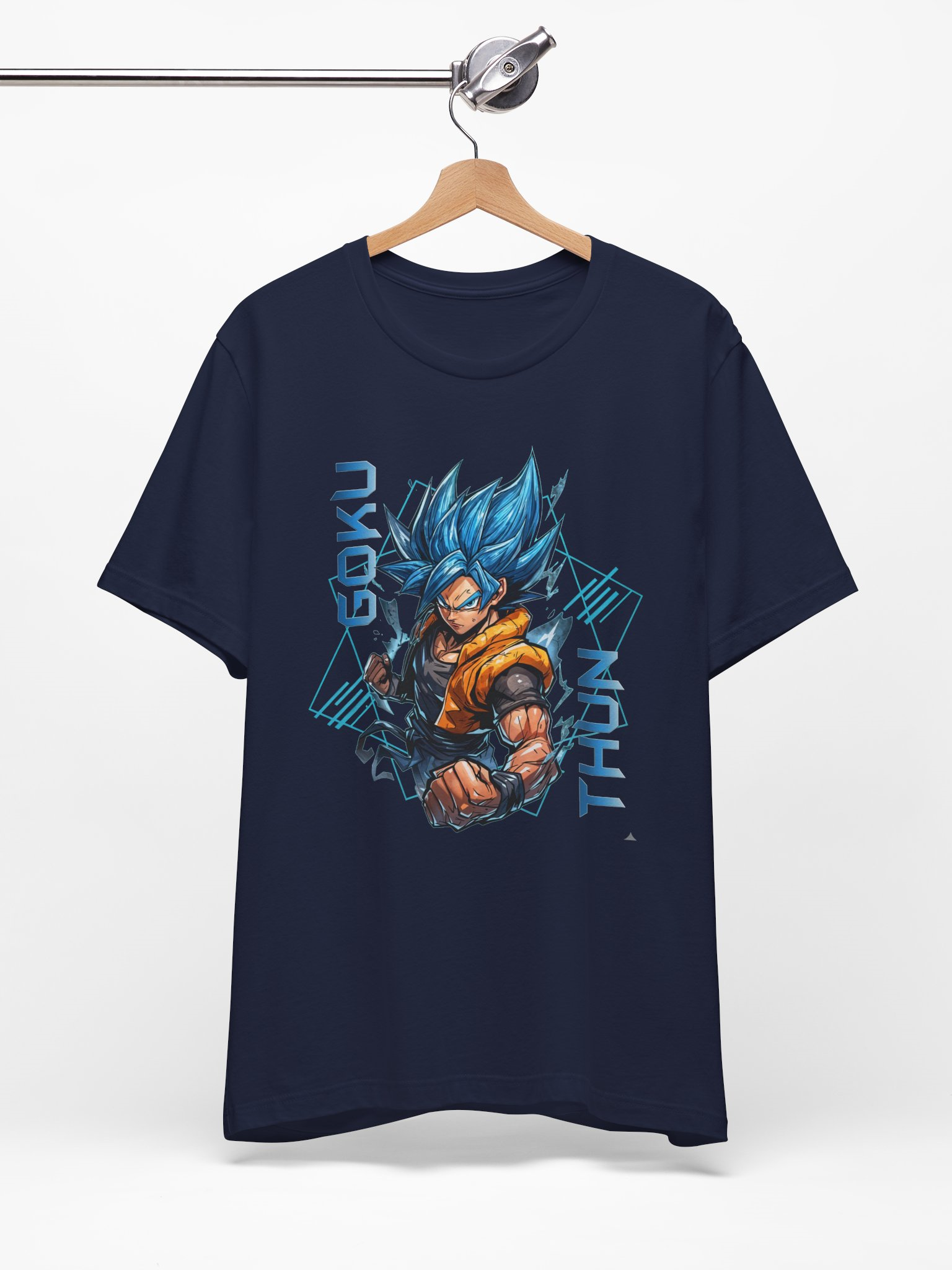 Anime muxlislari uchun "Goku Super Saiyan" premium futbolkasi rasm 3