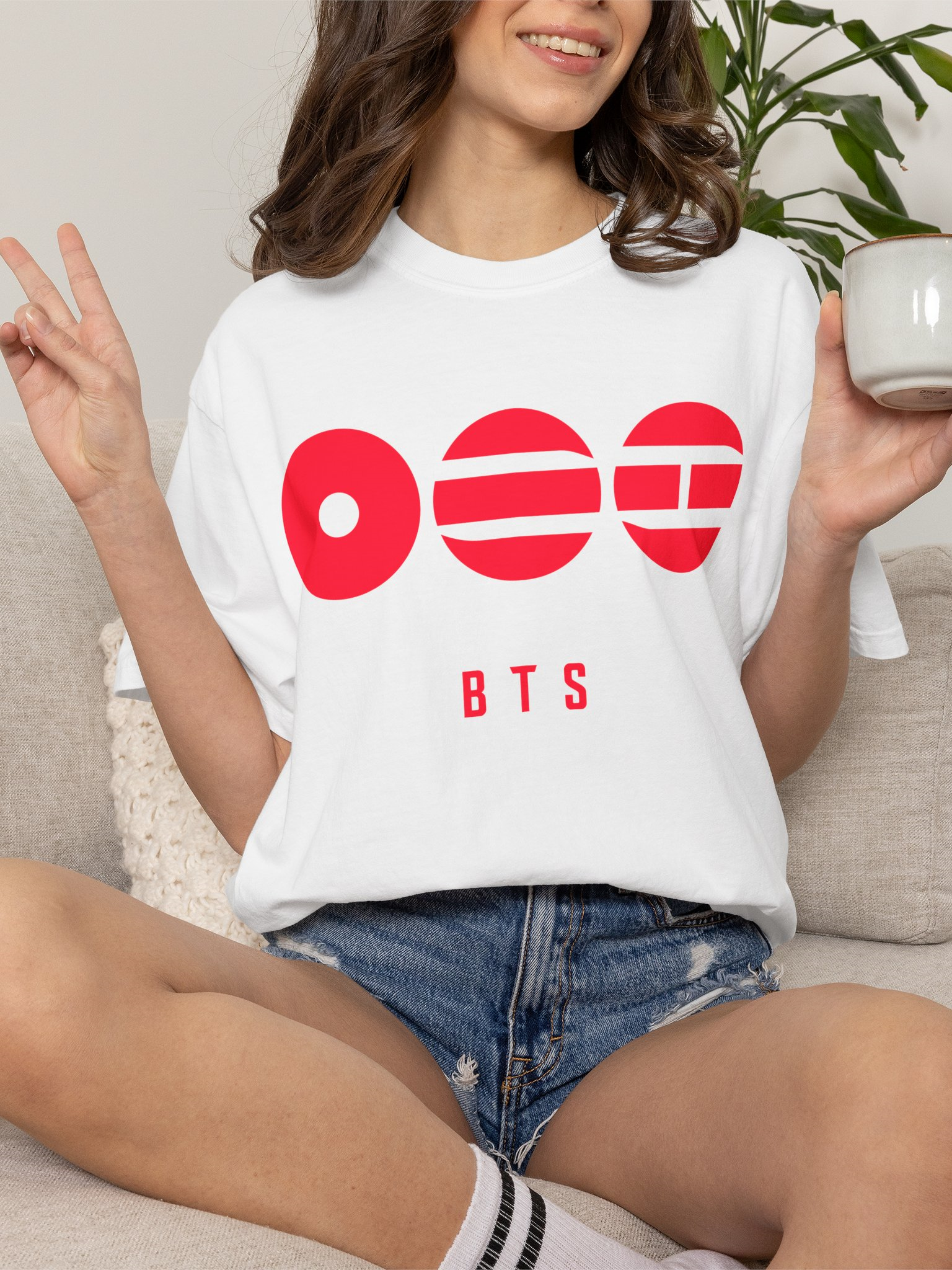 BTS World Tour futbolkasi | Unisex, Футболка BTS World Tour | Унисекс, оверсайз